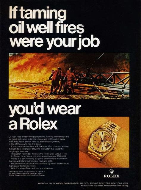 rolex ads from the past.